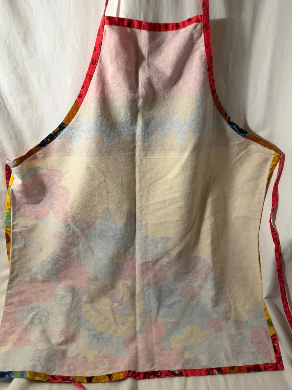 Artisan made colorful apron. New condition signed by artisan